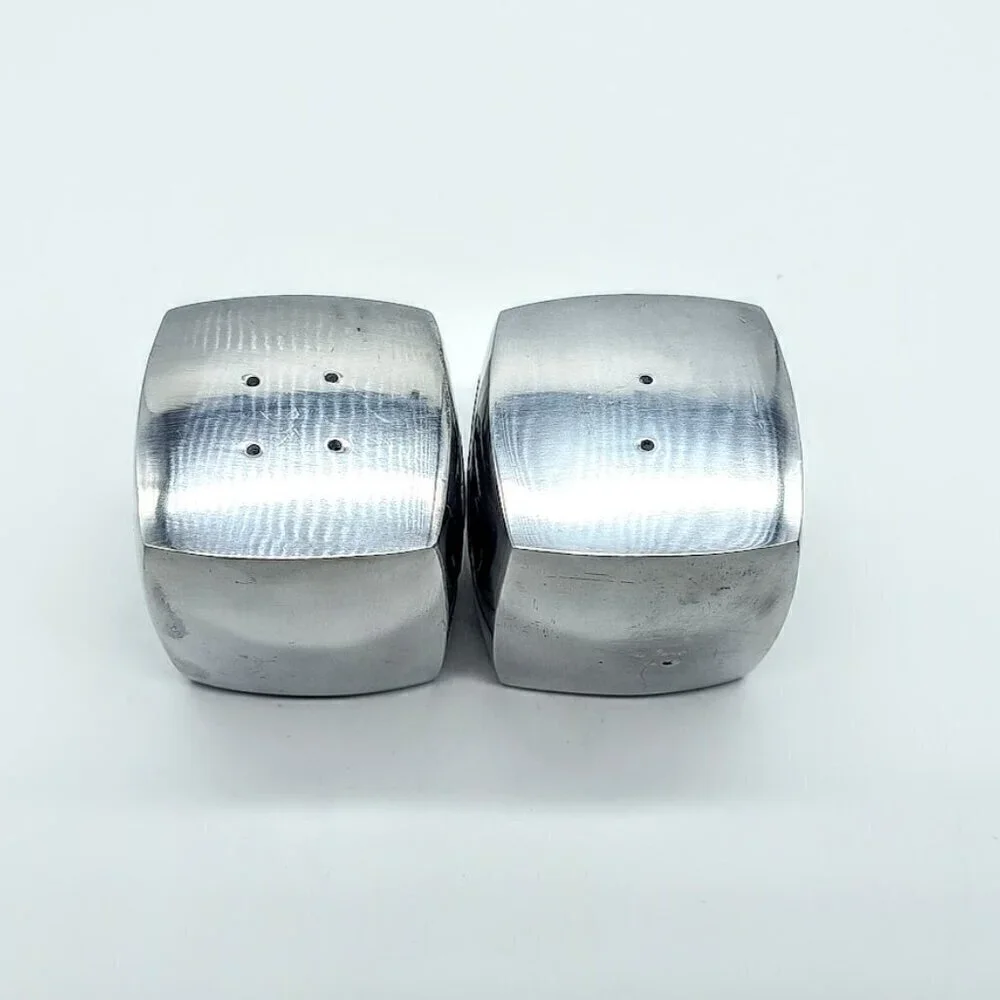 Wilton Armetale Reggae Pewter Salt & Pepper Shakers